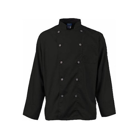 Allpoints Kng Active Chef Coat Lg Mens Black/Slate Ls 2122BKSLL